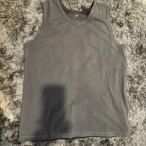 LAA Yeezy gap poetic grey tanktop